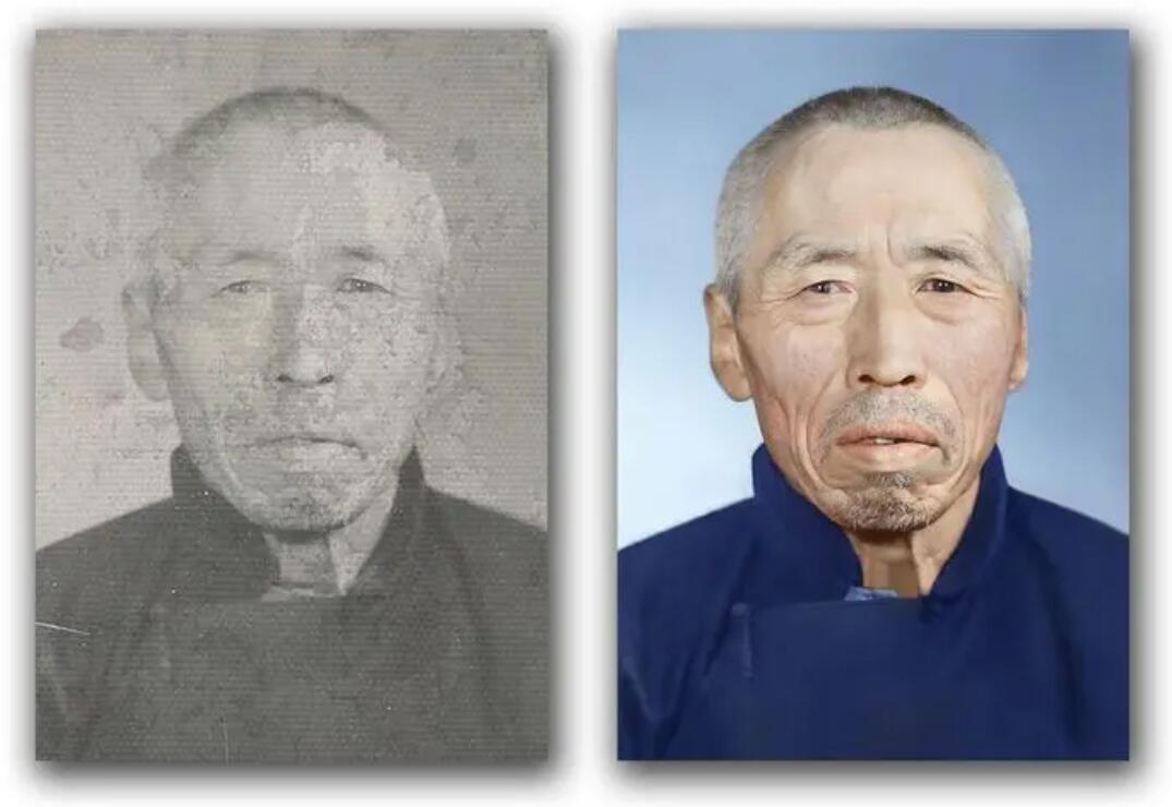 崖城镇破损照片修复-56